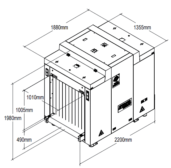 Máy X-Ray UNX100100EX (On-line) trực tuyến 1 Máy X-Ray UNX100100EX (On-line) trực tuyến