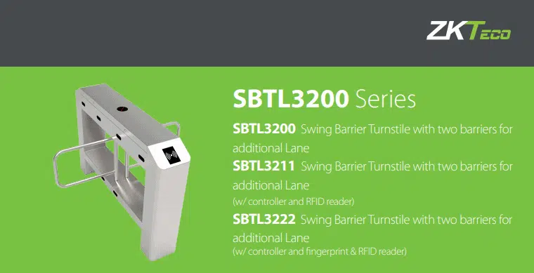 Cổng chắn Swing lối vào SBTL3200 Series