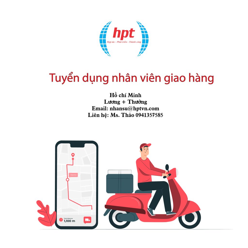 Tuyển Nhân Viên Giao Hàng và Hỗ Trợ Phụ Kho - Hồ Chí Minh