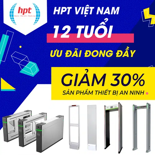 HPT Việt Nam tròn 12 tuổi. Giảm giá ưu đãi lên tới 30%
