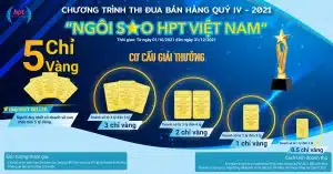 Chương trình thi đua bán hàng Quý IV 2021 -  “Ngôi sao HPT Việt Nam”