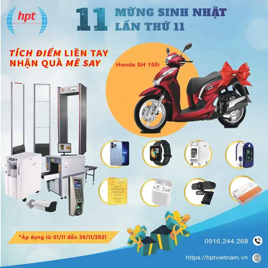 Chào Mừng Sinh Nhật HPT Việt Nam Lần Thứ 11 – Tích Điểm Ngay Nhận Quà Mê Say