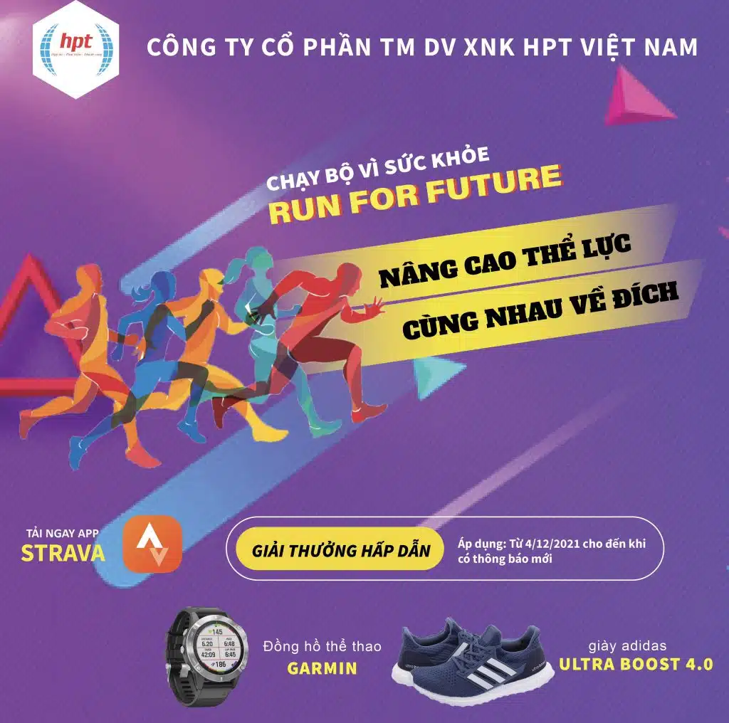 HPT VIỆT NAM PHÁT ĐỘNG CUỘC THI CHẠY NÂNG CAO THỂ LỰC - CÙNG NHAU VỀ ĐÍCH
