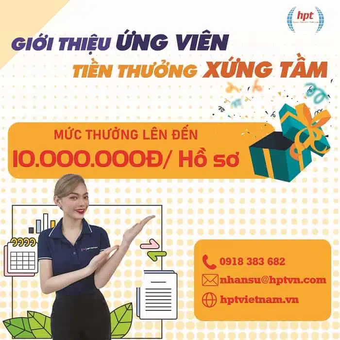 Giới Thiệu Ứng Viên - Tiền Thưởng Xứng Tầm