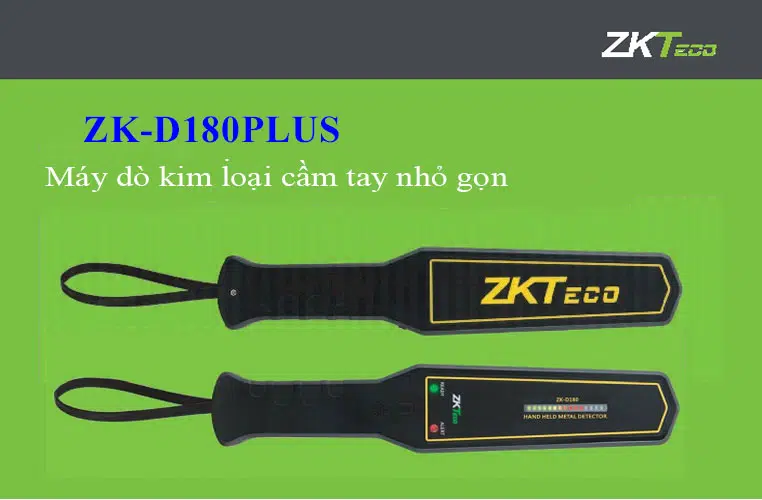 Đặc điểm nổi bật của máy dò kim loại cầm tay Zkteco ZK-D180 Plus