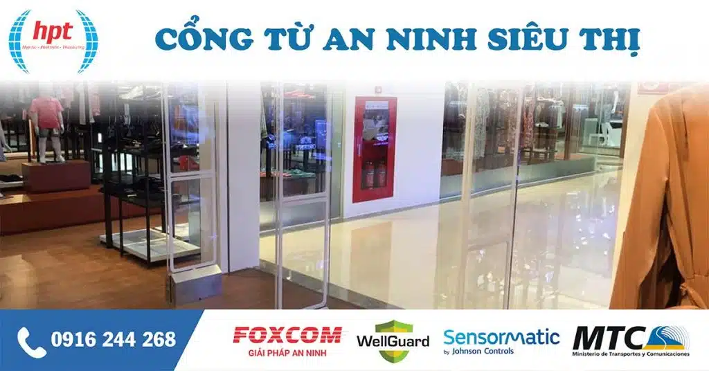 Có nên lắp cổng từ chống trộm ở siêu thị, cửa hàng?