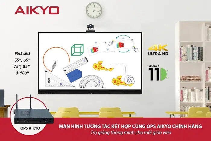 Tính năng nổi bật của màn hình tương tác Aikyo AID-UHD55E