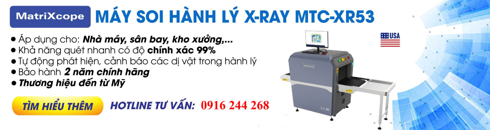 Banner máy MTC-XR53