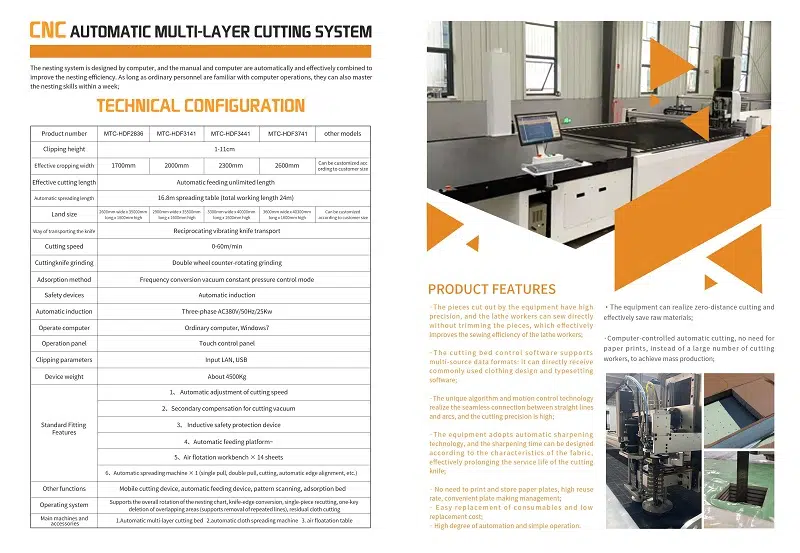 bz gsd cnc multi layer cutting machine brochure mtc hdf2638 1 1