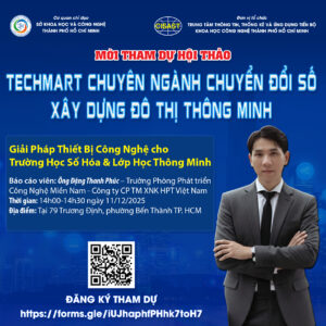 HPT Việt Nam tham dự Techmart 2025 và tổ chức Hội thảo giới thiệu “Giải Pháp Thiết Bị Công Nghệ cho Trường Học Số Hóa & Lớp Học Thông Minh”