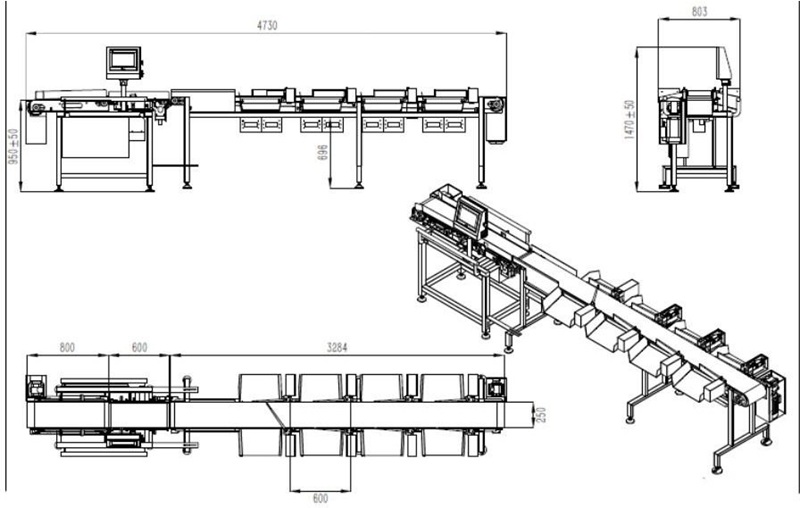 Máy phân loại thực phẩm tự động theo trọng lượng Matrixcope MTC-GW3000XPRO 5 mtc gw3000xpro 2