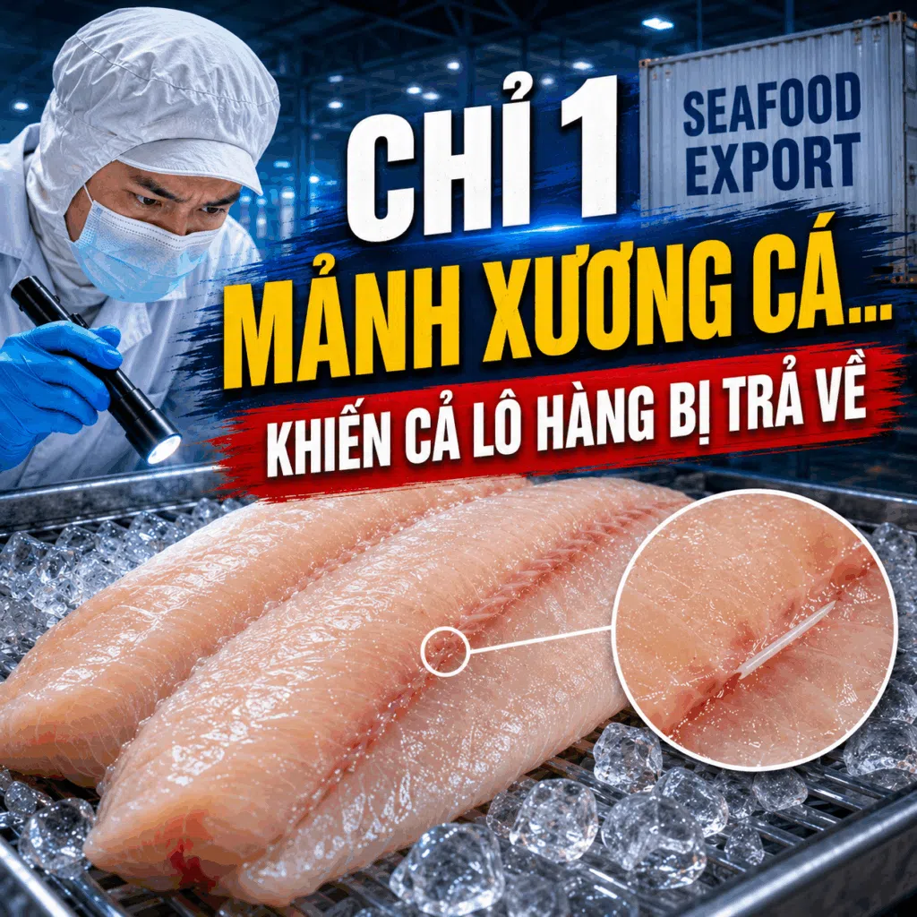Chỉ 1 Mảnh Xương Cá Cũng Có Thể Khiến Cả Container Bị Trả Về