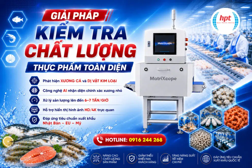 Máy dò tạp chất giải pháp kiểm tra chất lượng toàn diện